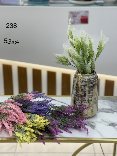 ورد لافندر صناعي 5 عروق 238