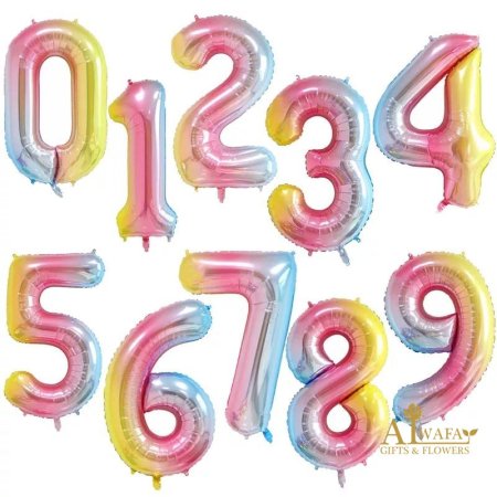 بالونات ارقام 40 انش