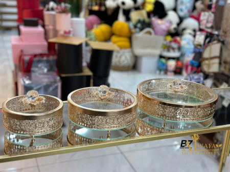 طقم مضايف دائري 3 قطع B7
